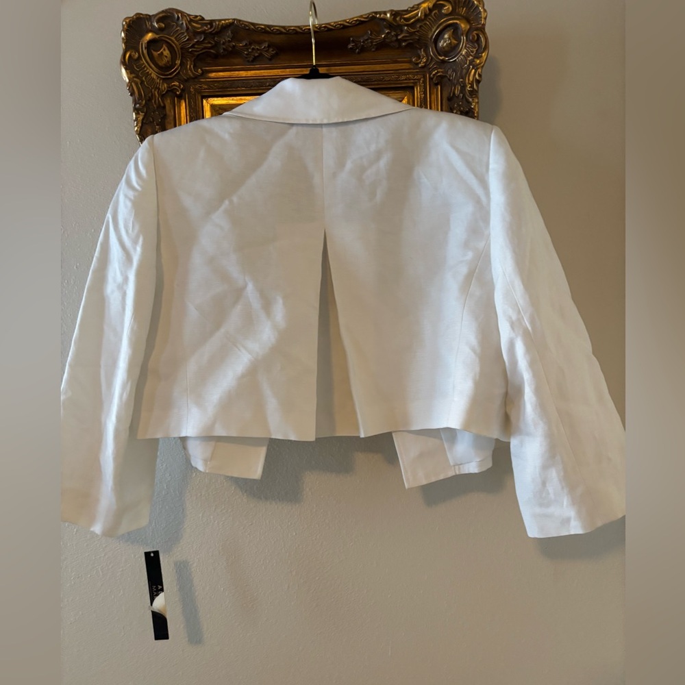 NWT Alex Marie White Cropped Blazer - Picture 5 of 6